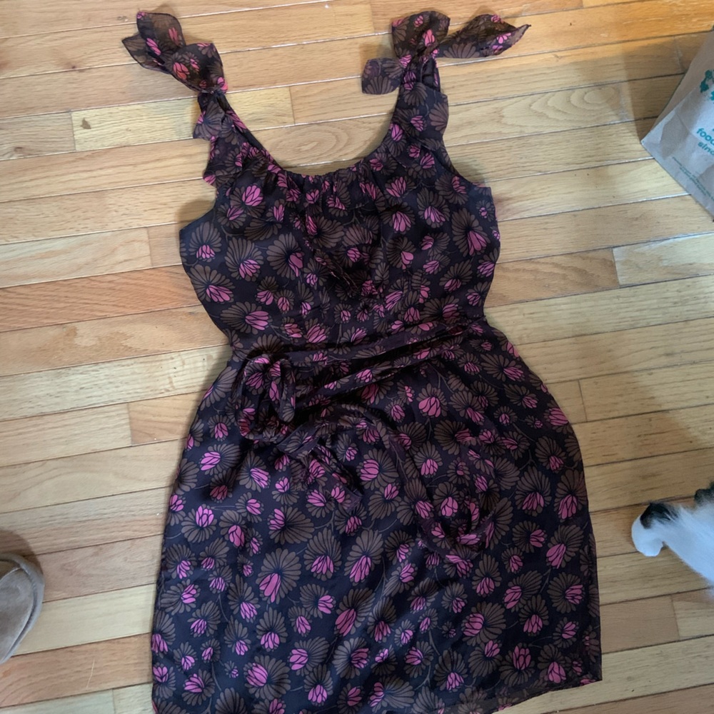 Vintage Milly Silk Floral Dress